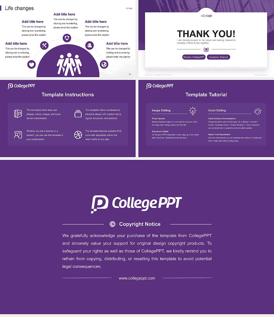 Southwestern Assemblies of God University National Scholarship Defense PPT Template16:9 ratio PPT effect preview image4
