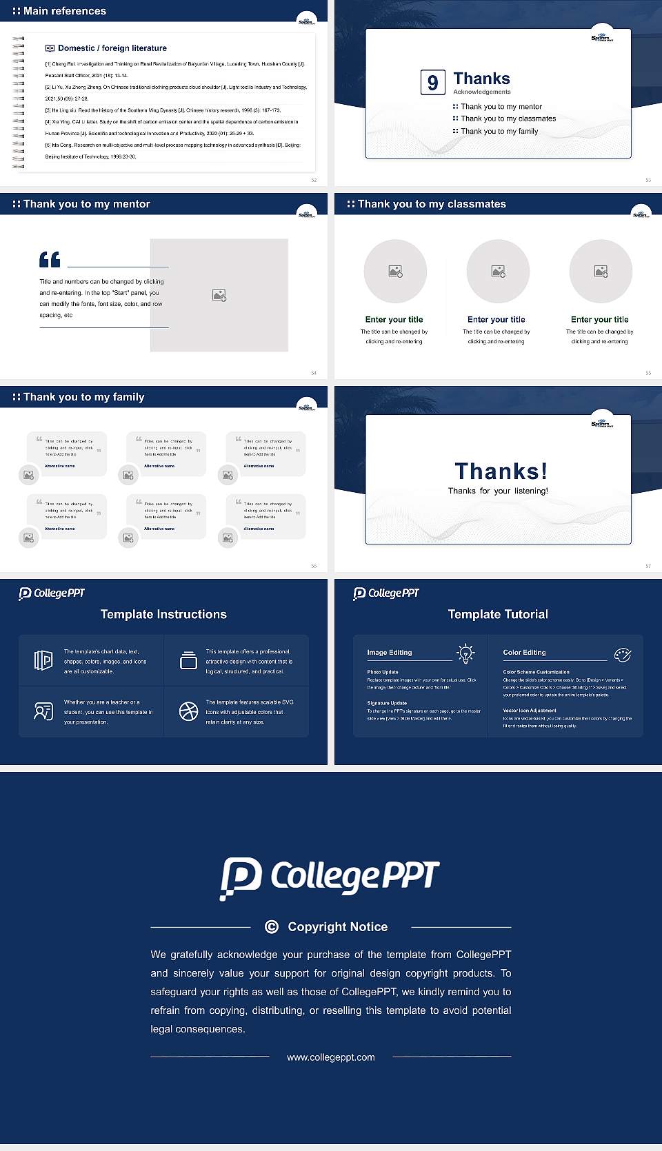 Southern Technical College Tampa Graduation Thesis Defense PPT Template16:9 ratio PPT effect preview image7