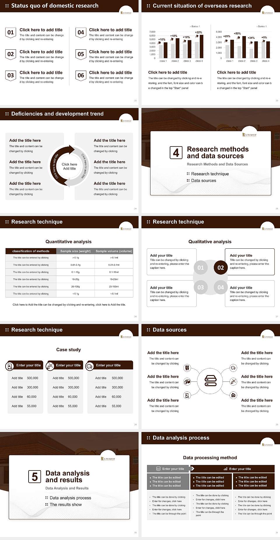 Southwest Minnesota State University Graduation Thesis Defense PPT Template4:3 ratio PPT effect preview image4
