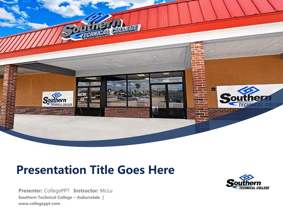 Southern Technical College – Auburndale Course/Courseware Creation PPT Template4:3 ratio PPT effect preview image5