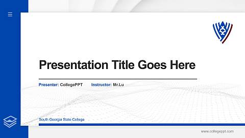 South Georgia State College Thesis Proposal/Graduation Defense PPT Template