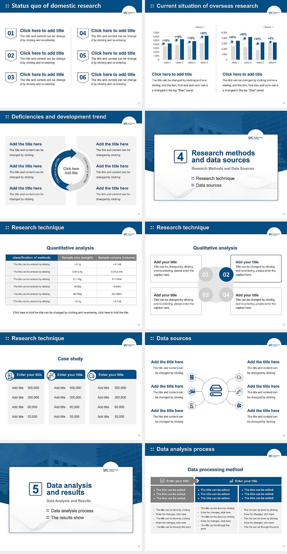 St Petersburg College Graduation Thesis Defense PPT Template4:3 ratio PPT effect preview image4