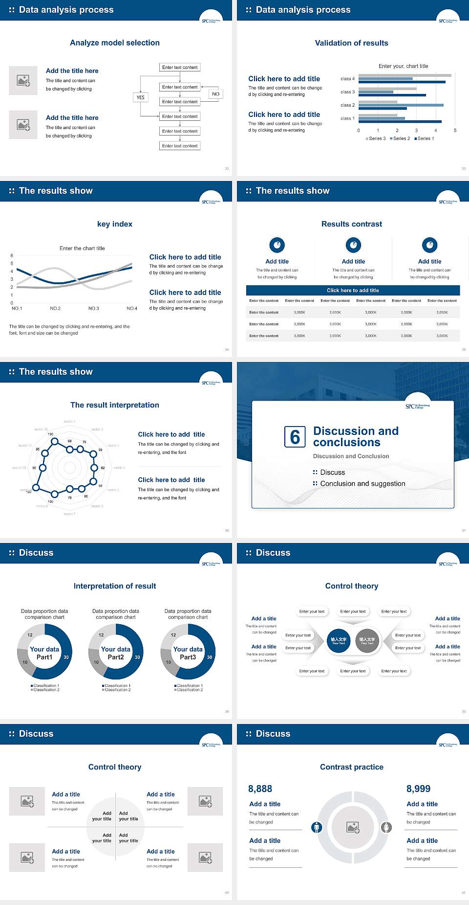 St Petersburg College Graduation Thesis Defense PPT Template4:3 ratio PPT effect preview image5