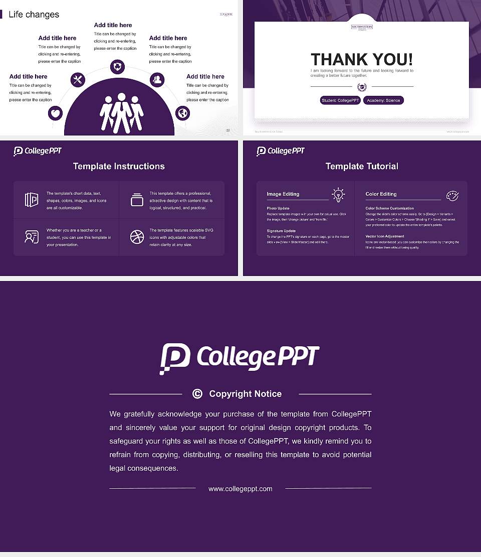 Southwestern Law School National Scholarship Defense PPT Template16:9 ratio PPT effect preview image4
