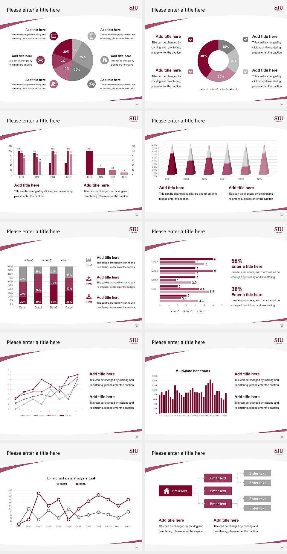 Southern Illinois University-Carbondale Course/Courseware Creation PPT Template4:3 ratio PPT effect preview image3