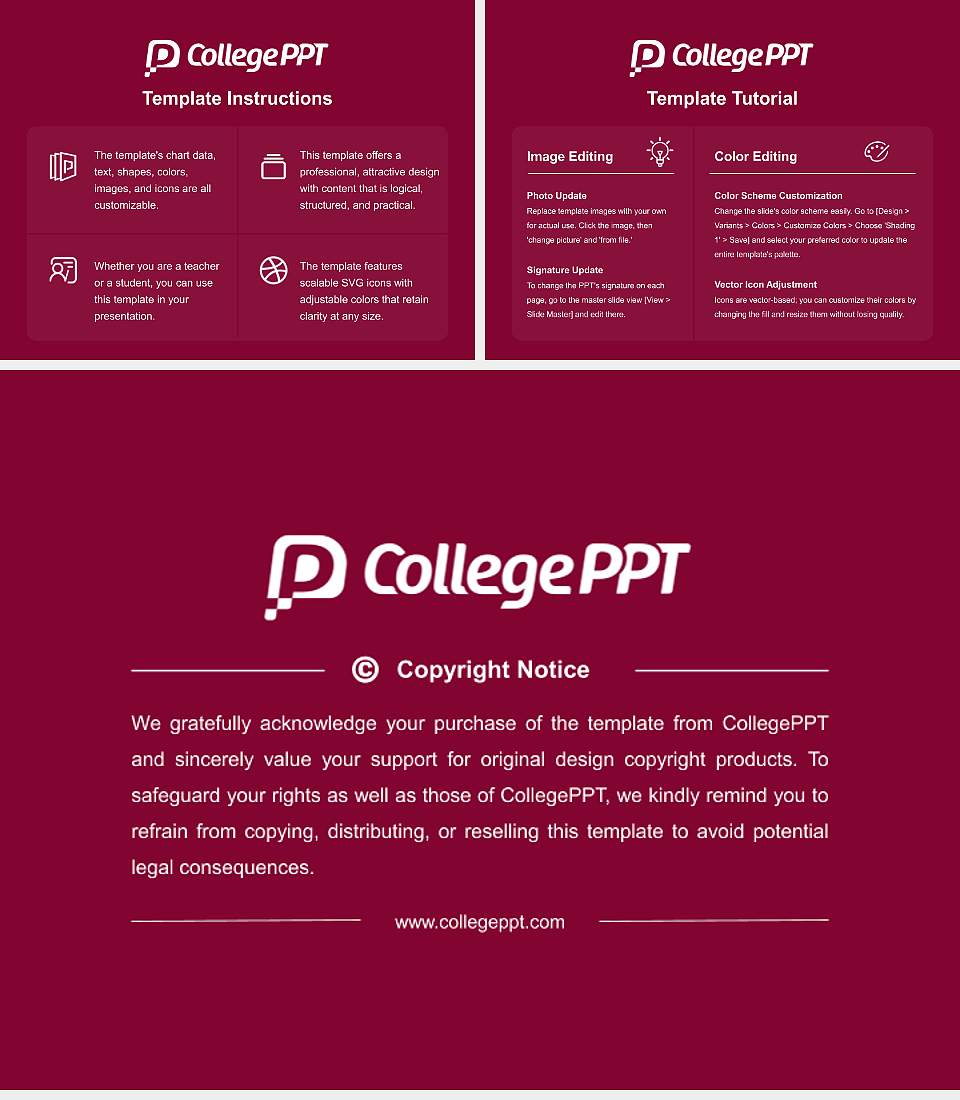 Southern Illinois University-Carbondale Course/Courseware Creation PPT Template4:3 ratio PPT effect preview image5