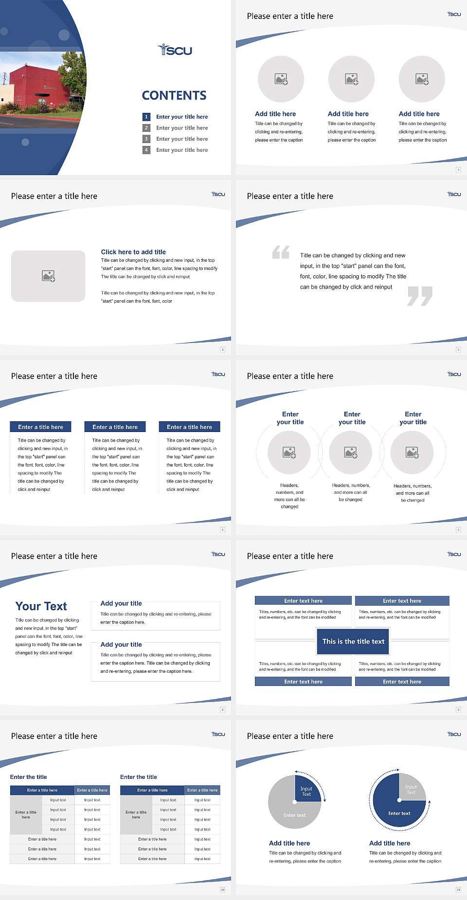 Southern California University of Health Sciences Course/Courseware Creation PPT Template4:3 ratio PPT effect preview image2