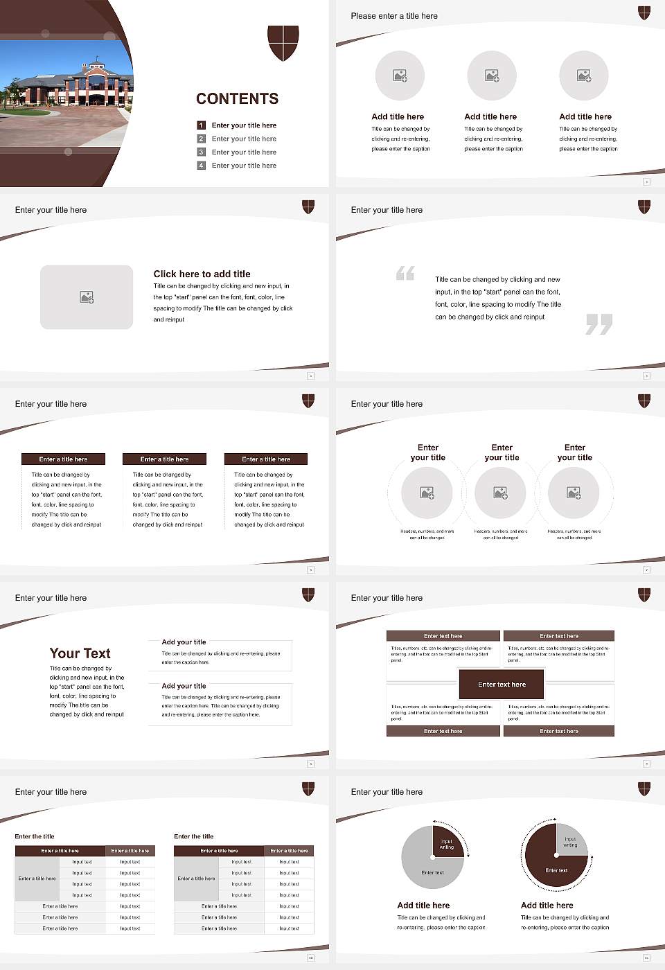 St Lawrence University Course/Courseware Creation PPT Template16:9 ratio PPT effect preview image2