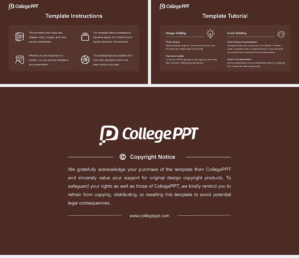 St Lawrence University Course/Courseware Creation PPT Template16:9 ratio PPT effect preview image5