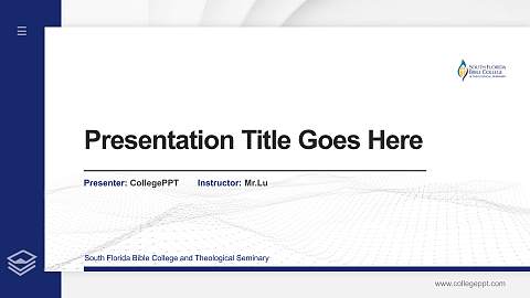 South Florida Bible College and Theological Seminary Thesis Proposal/Graduation Defense PPT Template
