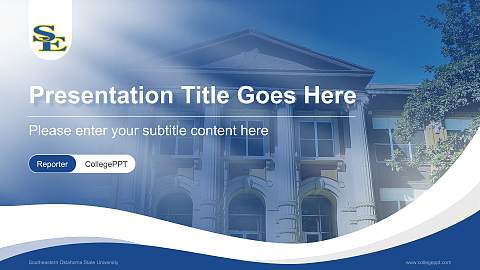 Southeastern Oklahoma State University Lecture Sharing and Networking Event PPT Template