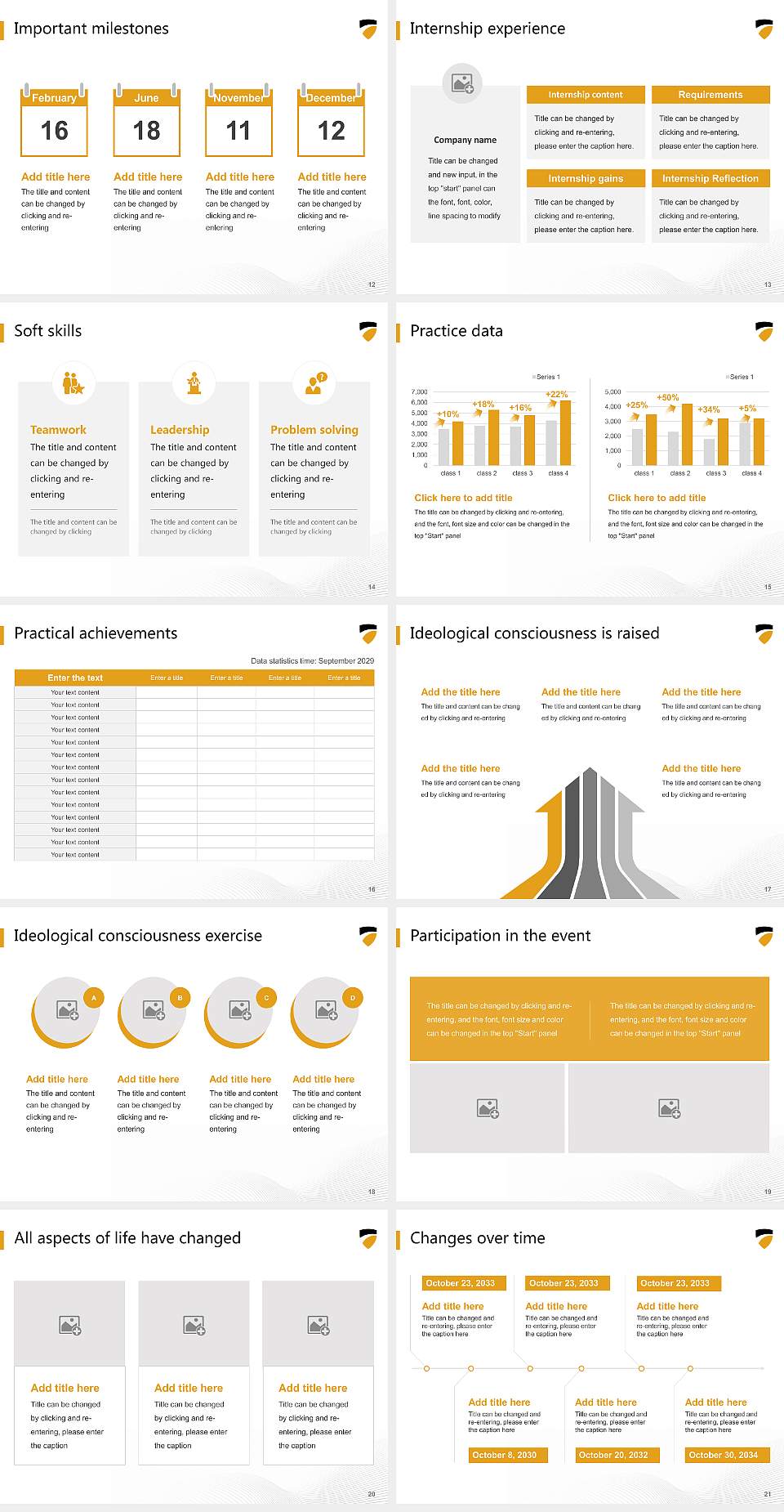 St Olaf College National Scholarship Defense PPT Template4:3 ratio PPT effect preview image3