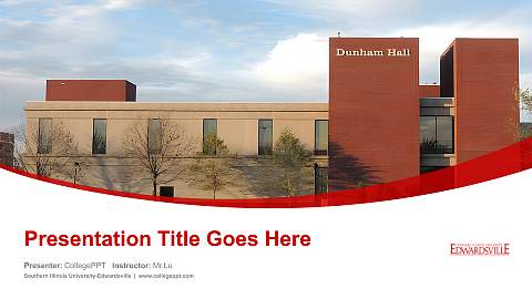 Southern Illinois University-Edwardsville Course/Courseware Creation PPT Template