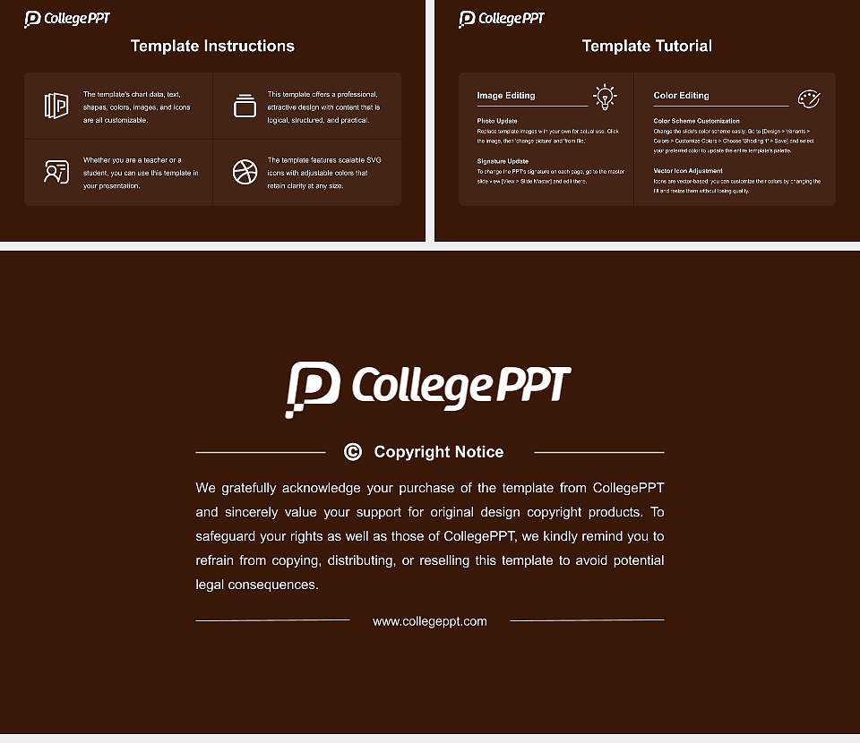 Southwest Minnesota State University Academic Presentation/Research Findings Report PPT Template16:9 ratio PPT effect preview image5