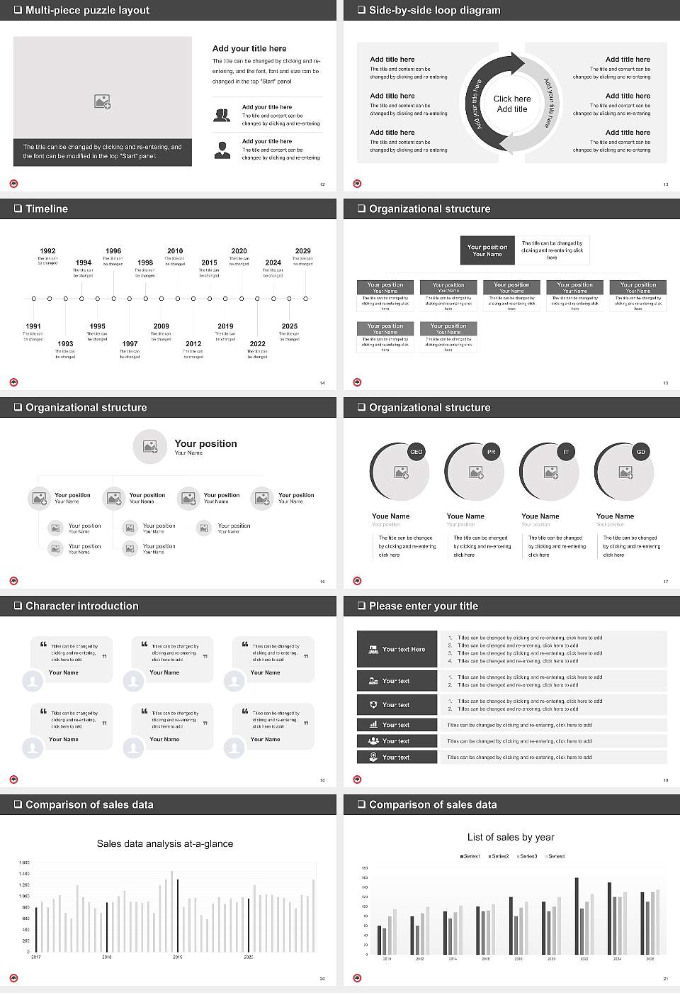 South College Nashville school General Purpose PPT Template16:9 ratio PPT effect preview image3