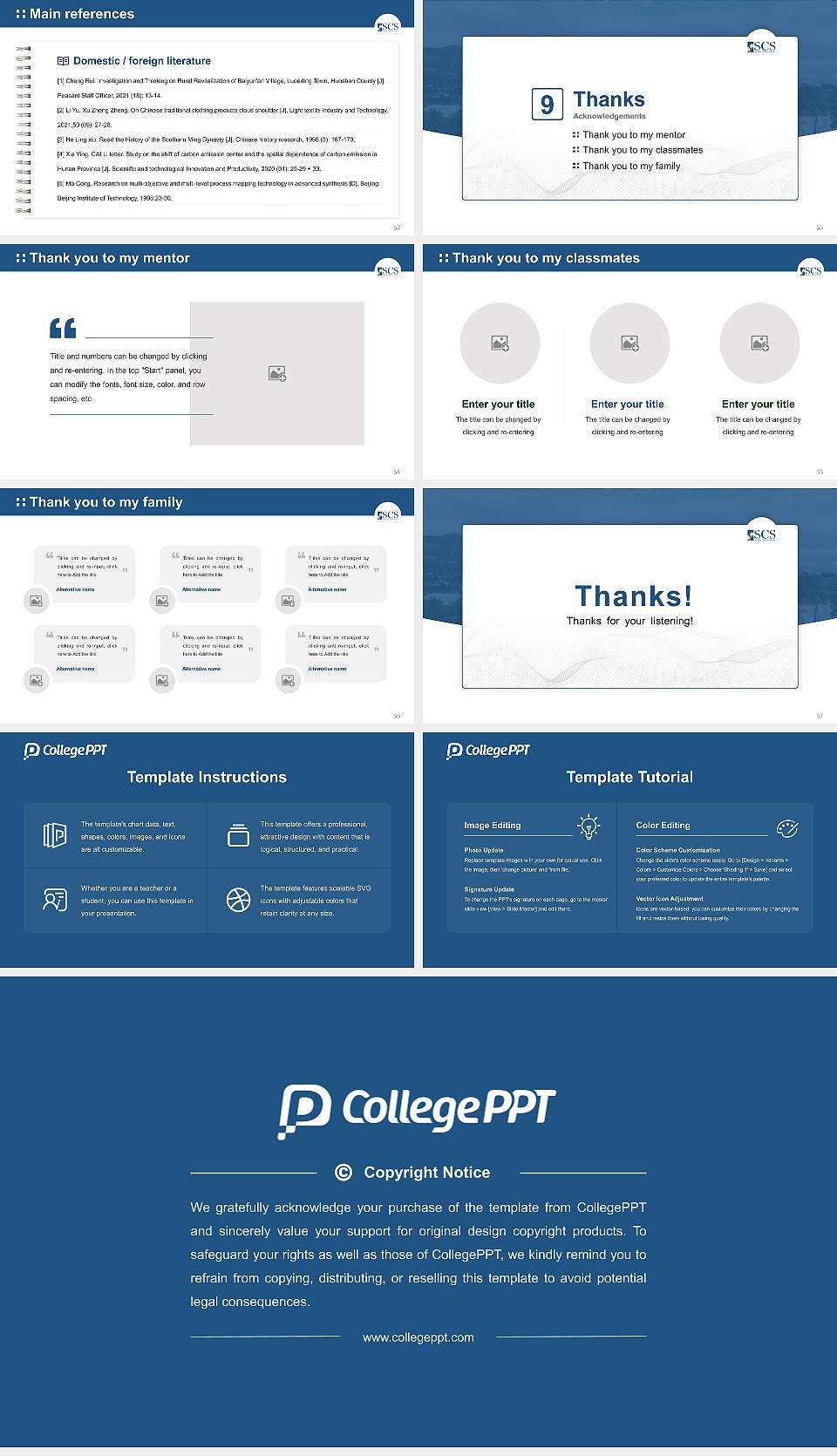 Southern California Seminary Graduation Thesis Defense PPT Template16:9 ratio PPT effect preview image7