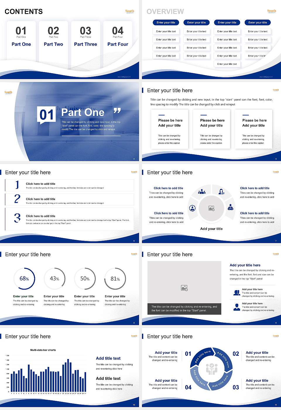 South University-Savannah Lecture Sharing and Networking Event PPT Template16:9 ratio PPT effect preview image2