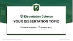 Southeastern Louisiana University Graduation Thesis Defense PPT Template