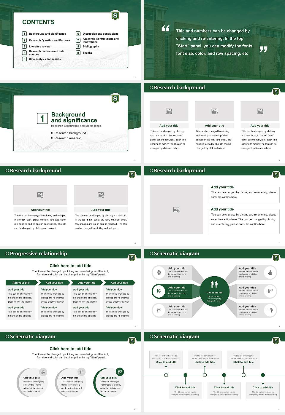 Southeastern Louisiana University Graduation Thesis Defense PPT Template16:9 ratio PPT effect preview image2