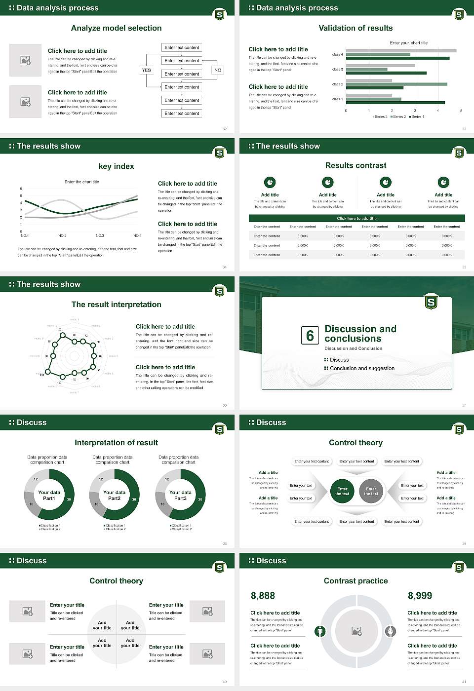 Southeastern Louisiana University Graduation Thesis Defense PPT Template16:9 ratio PPT effect preview image5