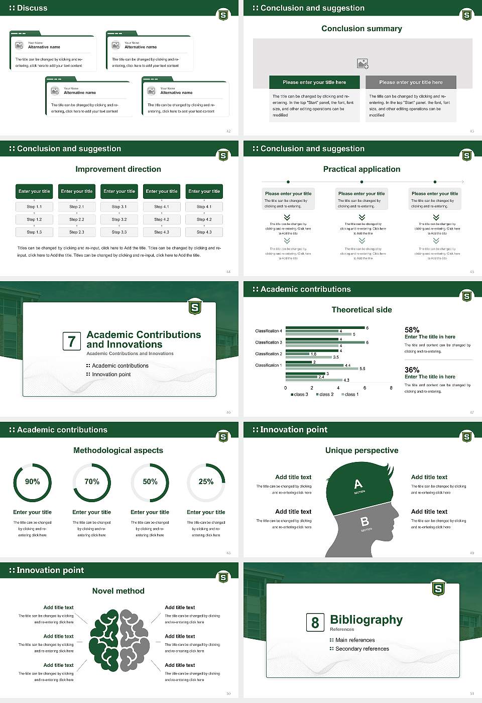 Southeastern Louisiana University Graduation Thesis Defense PPT Template16:9 ratio PPT effect preview image6