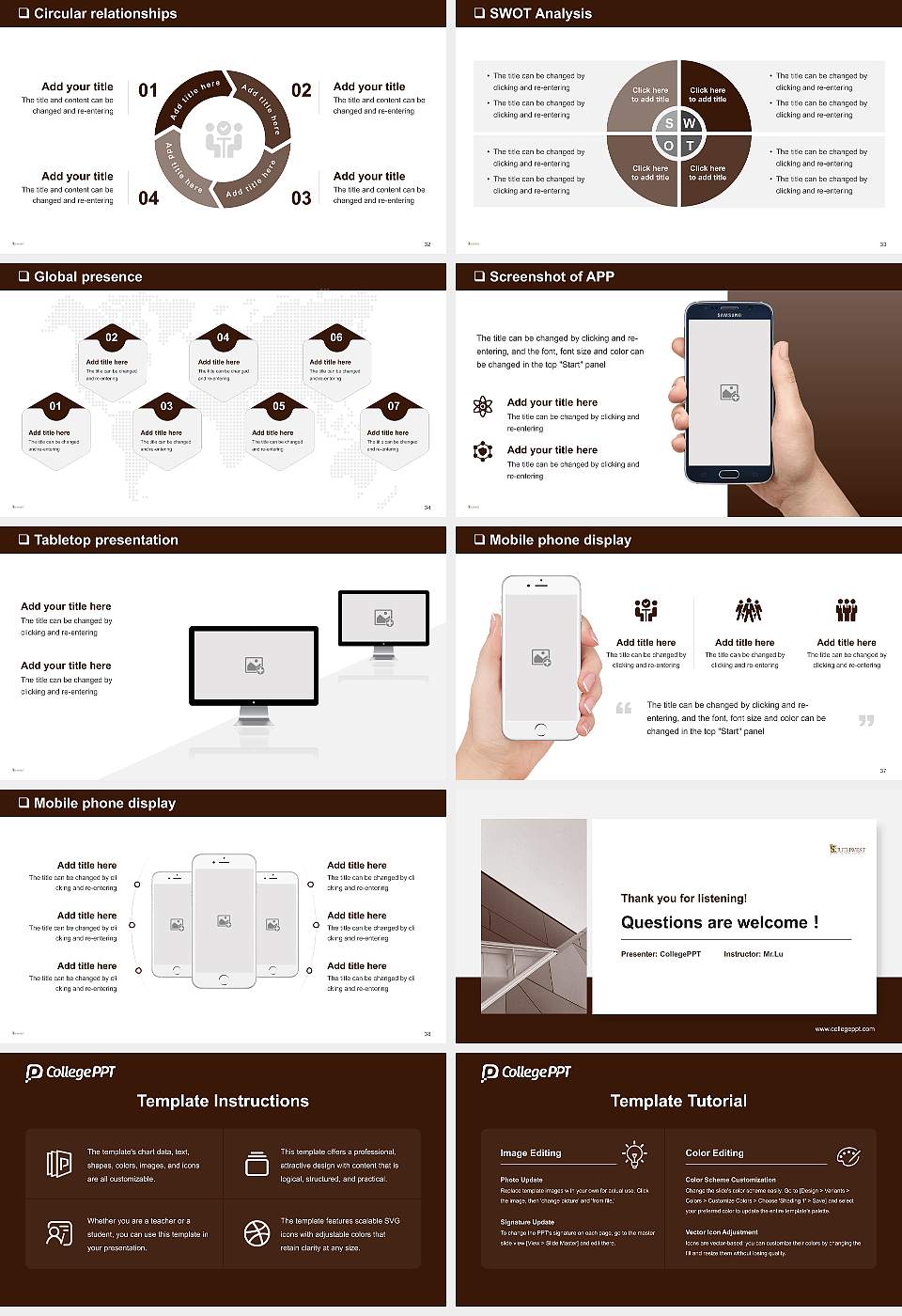 Southwest Minnesota State University General Purpose PPT Template16:9 ratio PPT effect preview image5
