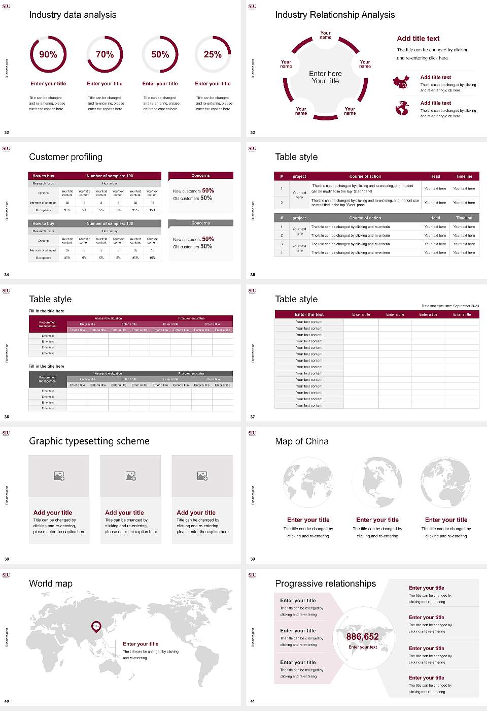 Southern Illinois University-Carbondale Competition/Entrepreneurship Contest PPT Template16:9 ratio PPT effect preview image5