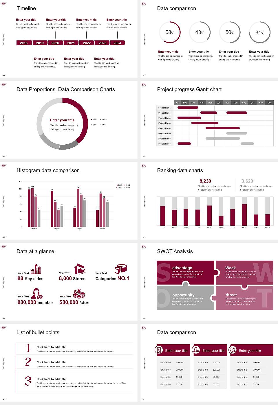 Southern Illinois University-Carbondale Competition/Entrepreneurship Contest PPT Template16:9 ratio PPT effect preview image6