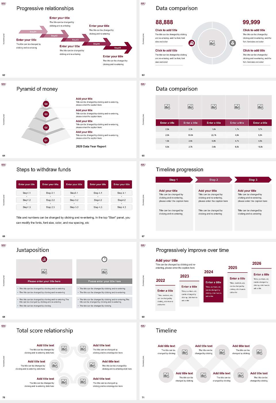 Southern Illinois University-Carbondale Competition/Entrepreneurship Contest PPT Template16:9 ratio PPT effect preview image8