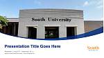 South University-Savannah Online授業PPTテンプレート