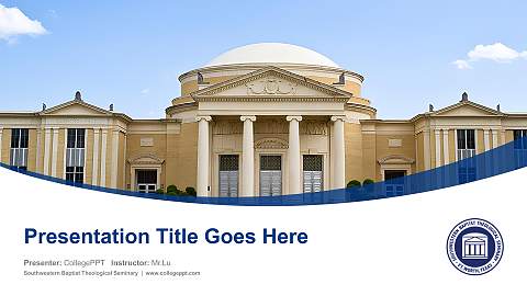 Southwestern Baptist Theological Seminary Course/Courseware Creation PPT Template