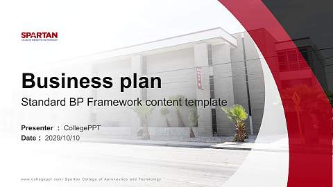 Spartan College of Aeronautics and Technology Competition/Entrepreneurship Contest PPT Template