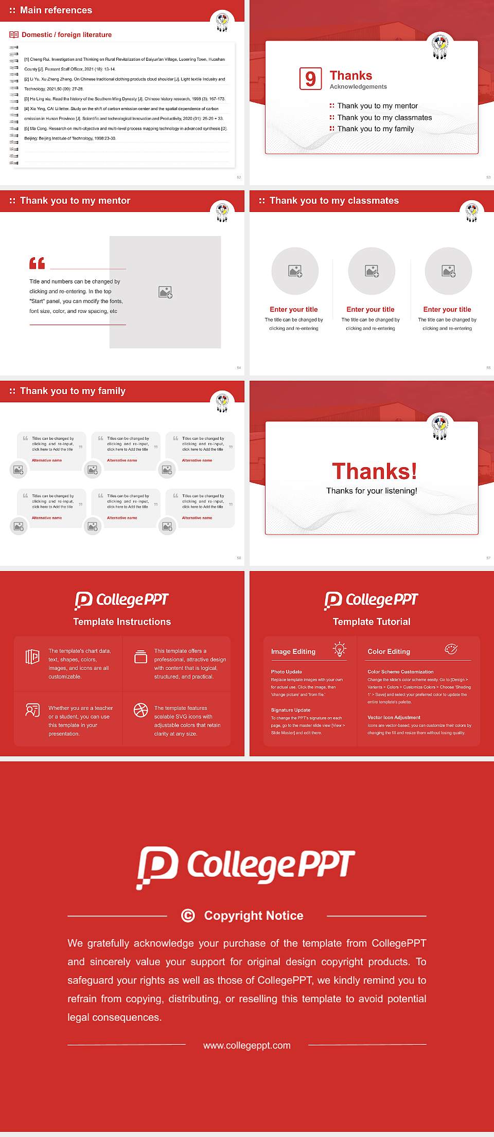 Sinte Gleska University Graduation Thesis Defense PPT Template4:3 ratio PPT effect preview image7