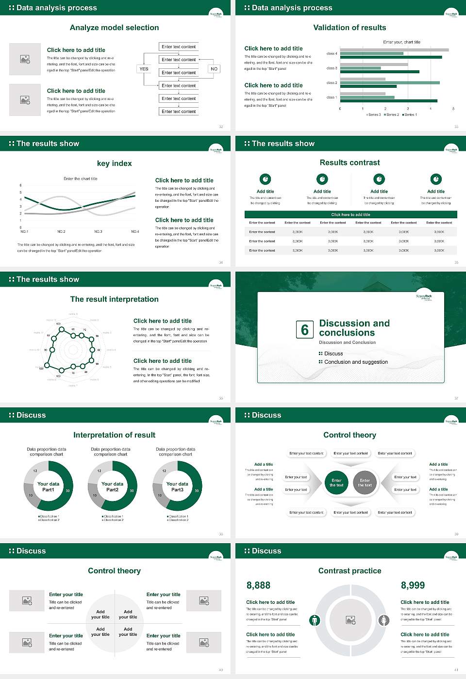 Slippery Rock University Graduation Thesis Defense PPT Template16:9 ratio PPT effect preview image5