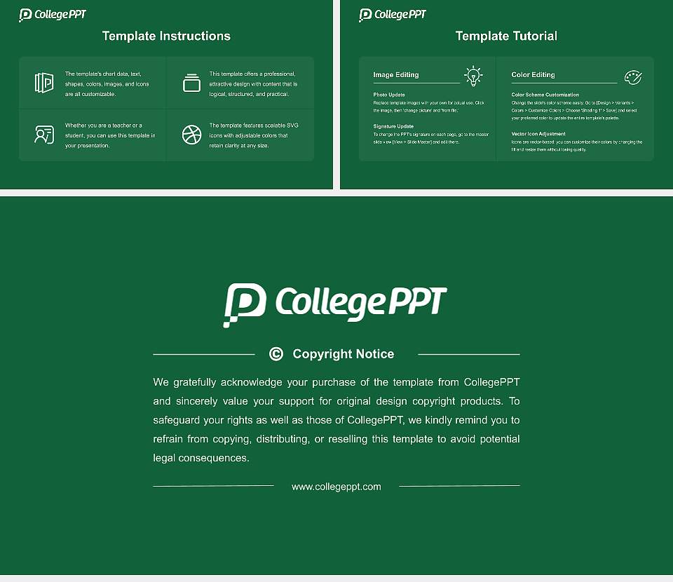 Sit Graduate Institute Course/Courseware Creation PPT Template16:9 ratio PPT effect preview image5