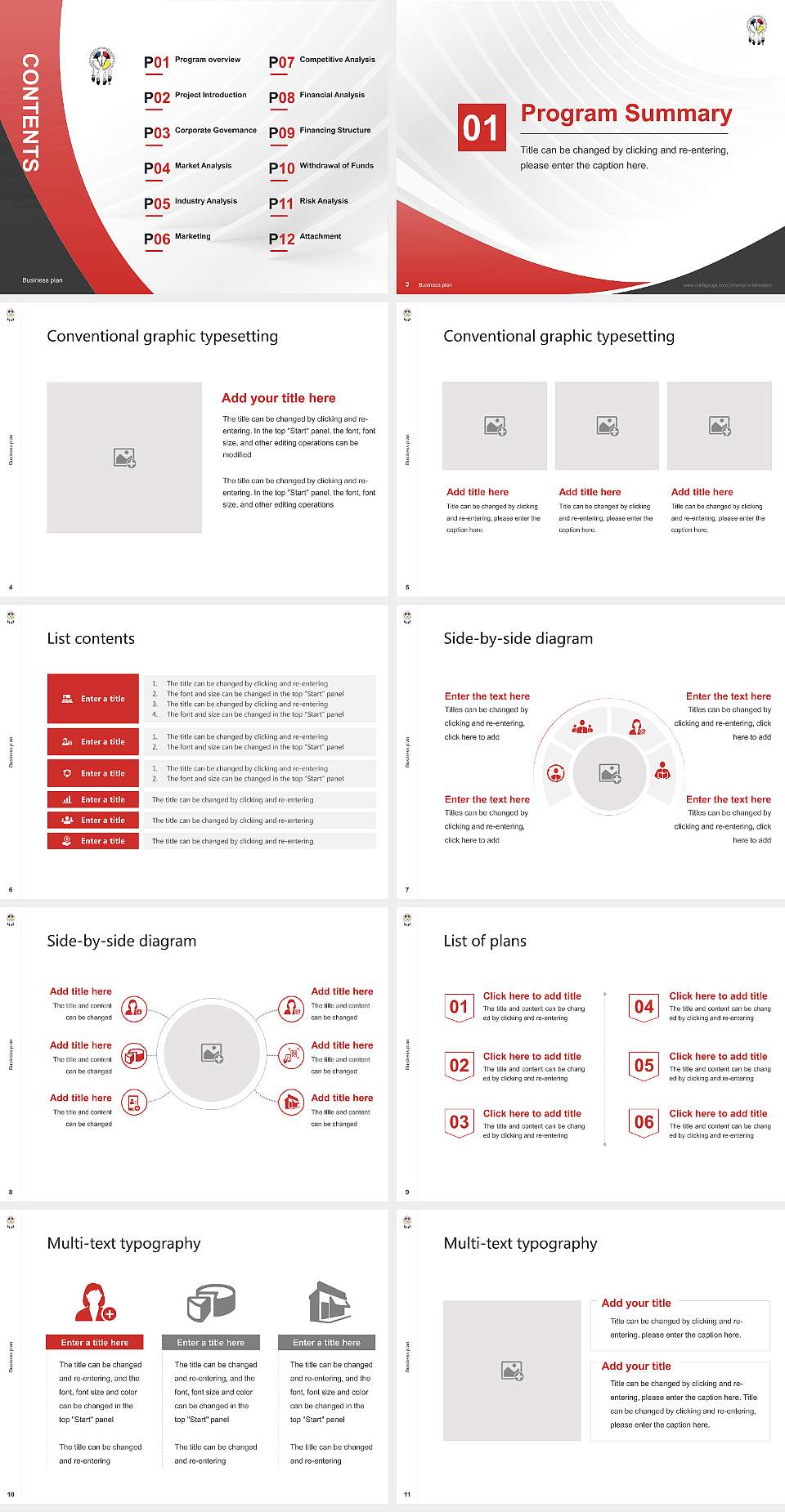Sinte Gleska University Competition/Entrepreneurship Contest PPT Template4:3 ratio PPT effect preview image2