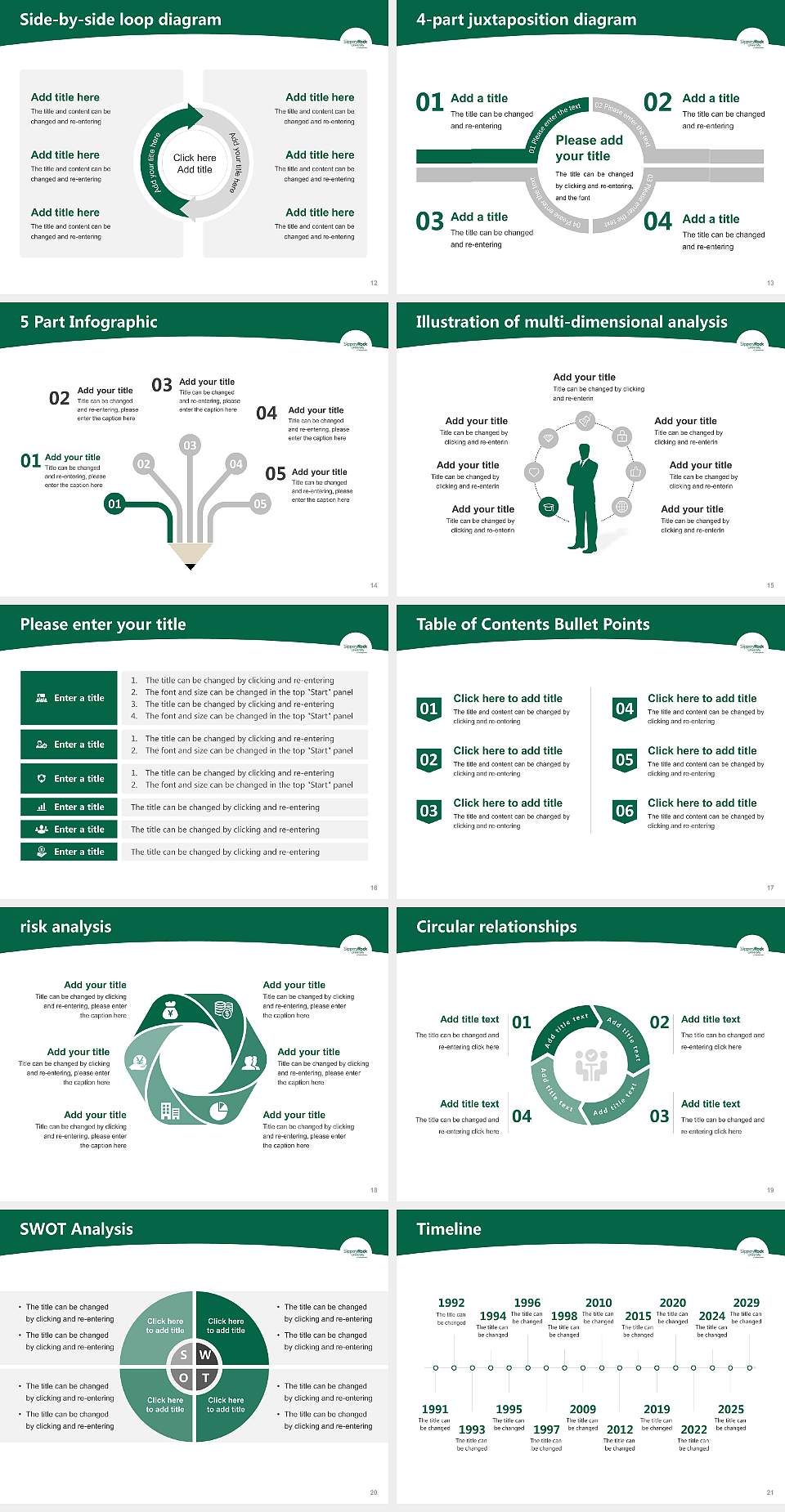Slippery Rock University Academic Presentation/Research Findings Report PPT Template4:3 ratio PPT effect preview image3