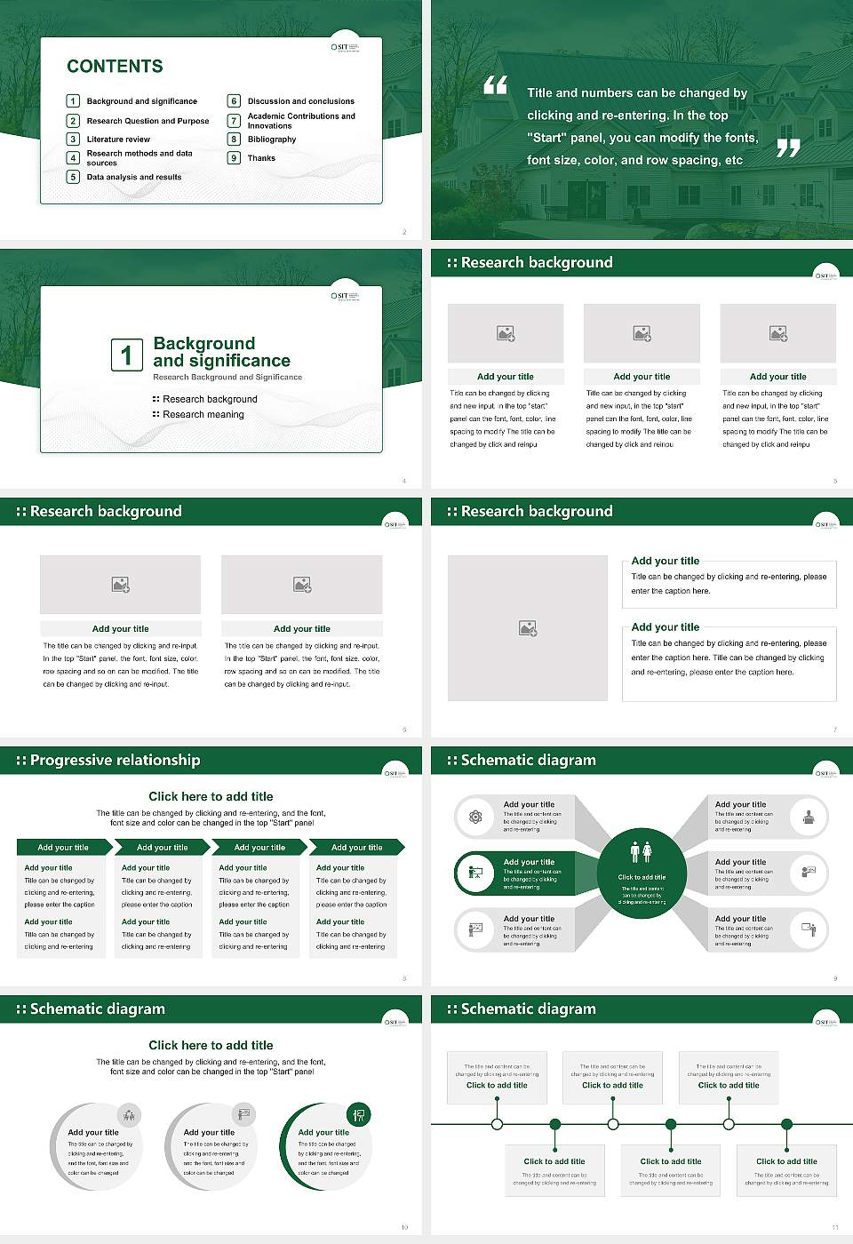 Sit Graduate Institute Graduation Thesis Defense PPT Template16:9 ratio PPT effect preview image2