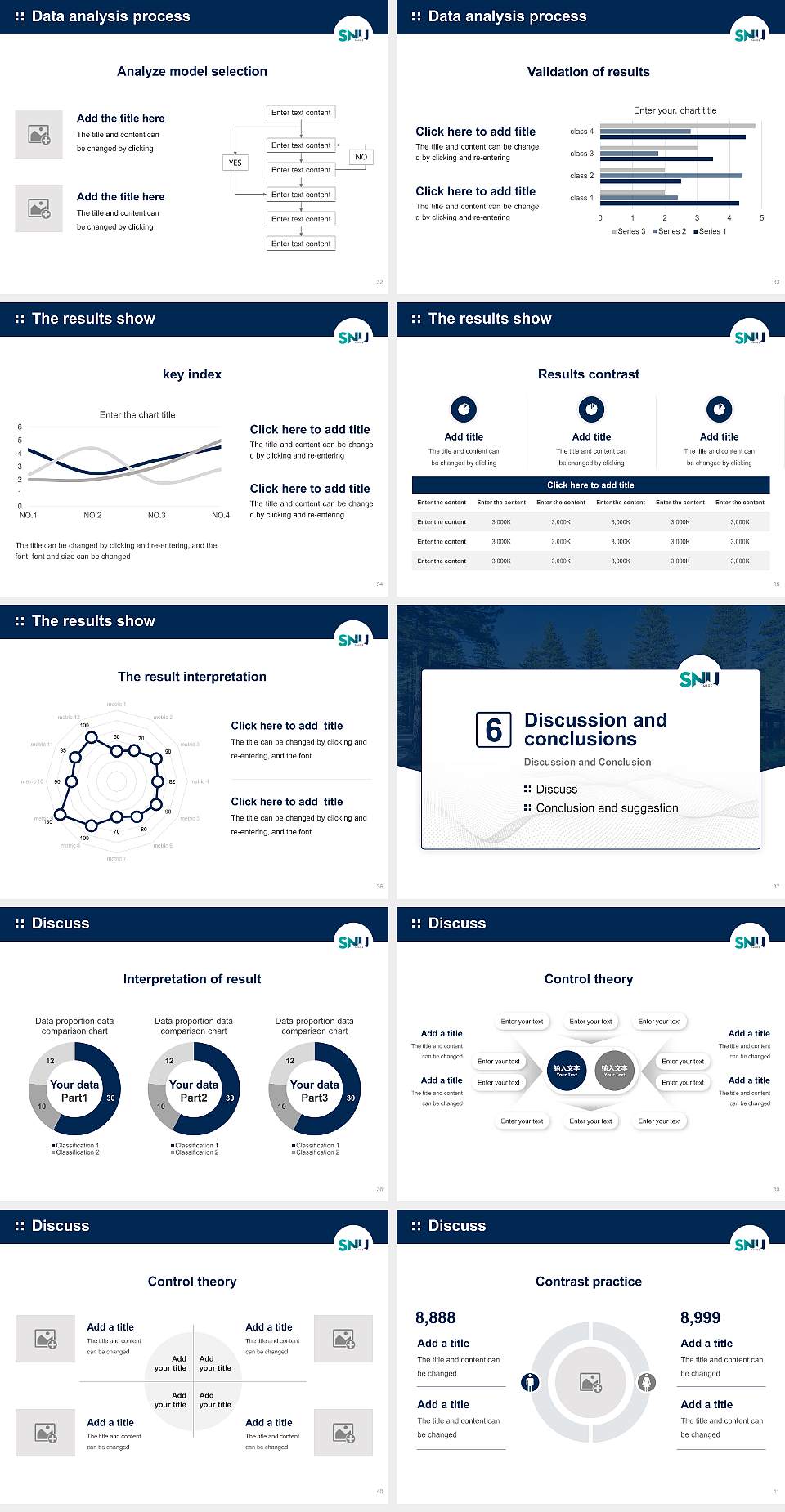 Sierra Nevada University Graduation Thesis Defense PPT Template4:3 ratio PPT effect preview image5