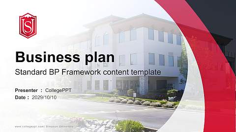 Simpson University Competition/Entrepreneurship Contest PPT Template