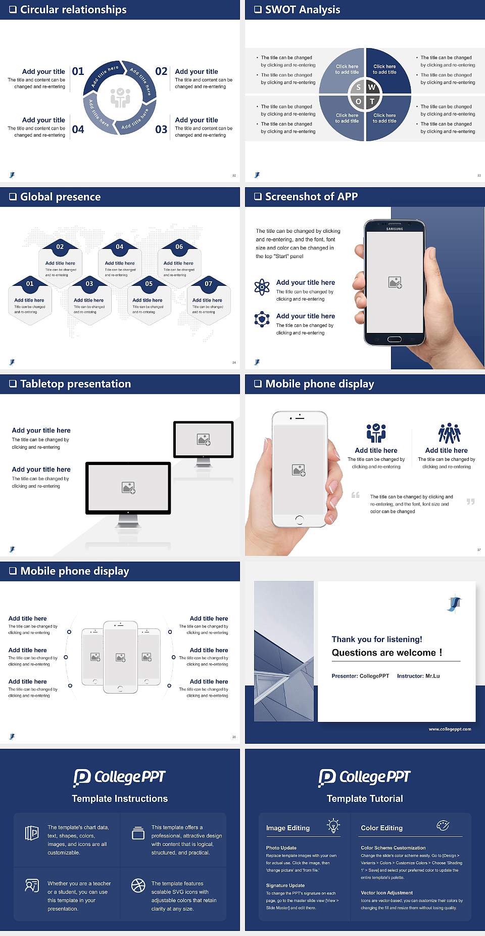 Sioux Falls Seminary General Purpose PPT Template4:3 ratio PPT effect preview image5
