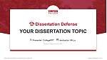 Simpson College Graduation Thesis Defense PPT Template