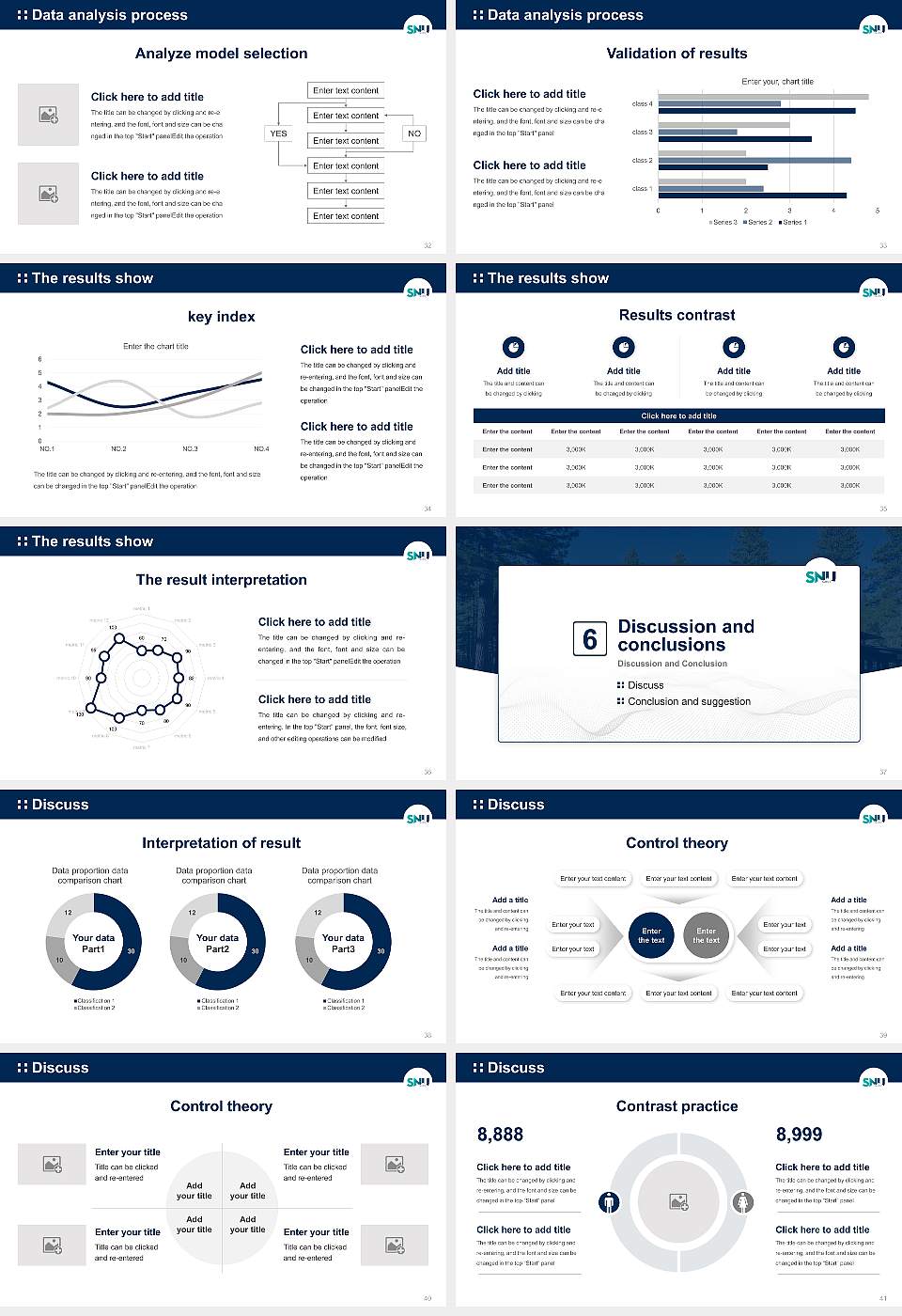 Sierra Nevada University Graduation Thesis Defense PPT Template16:9 ratio PPT effect preview image5