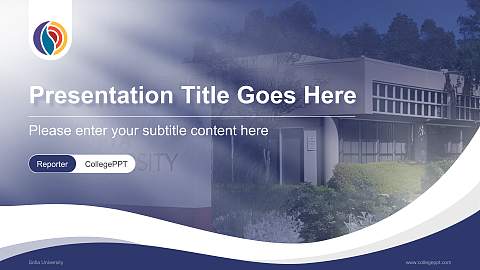 Sofia University Lecture Sharing and Networking Event PPT Template
