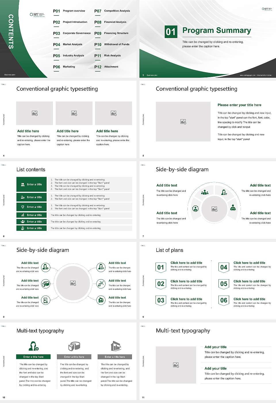 School for International Training Competition/Entrepreneurship Contest PPT Template16:9 ratio PPT effect preview image2