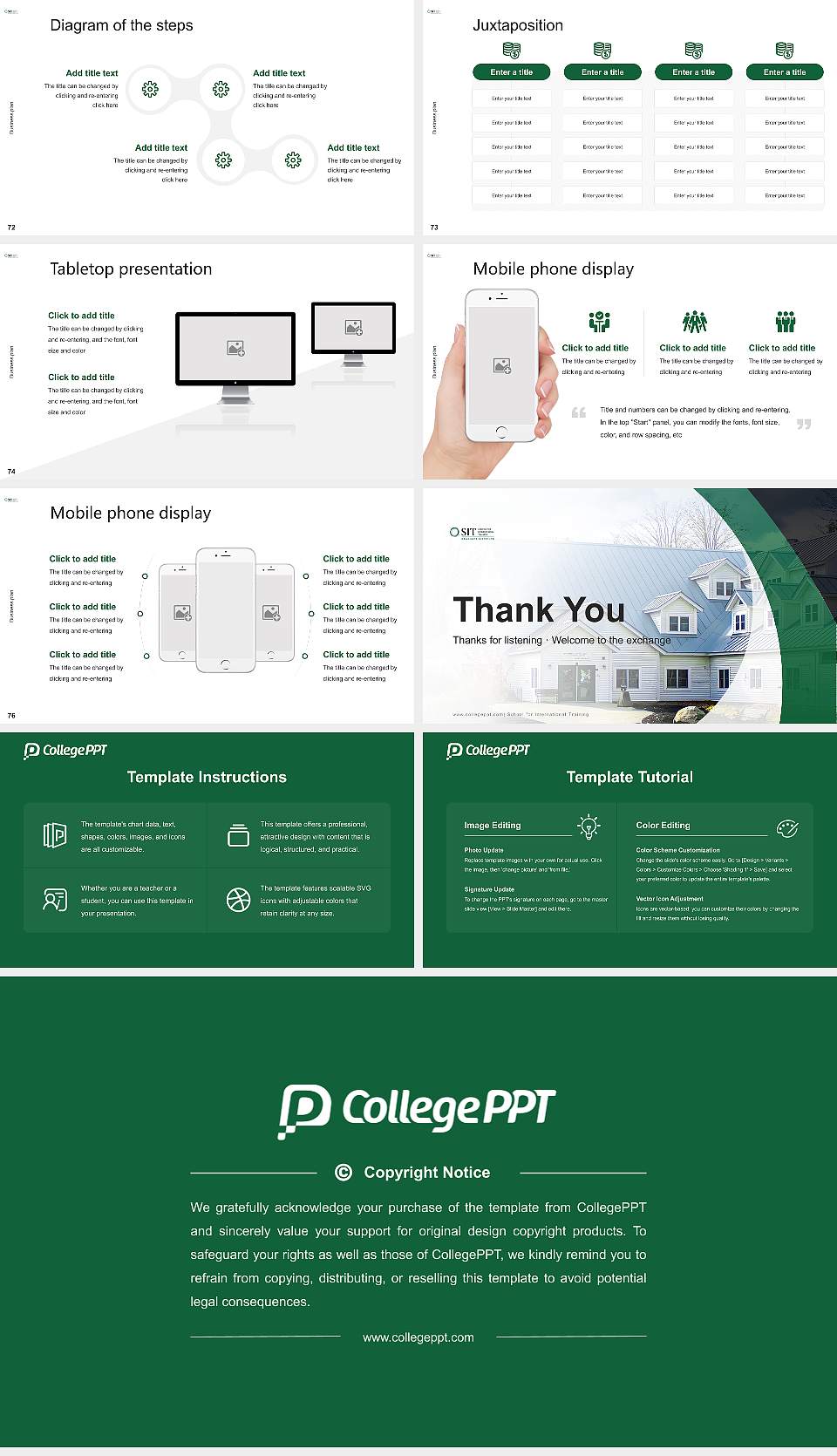 School for International Training Competition/Entrepreneurship Contest PPT Template16:9 ratio PPT effect preview image9