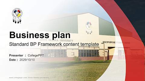 Sinte Gleska University Competition/Entrepreneurship Contest PPT Template