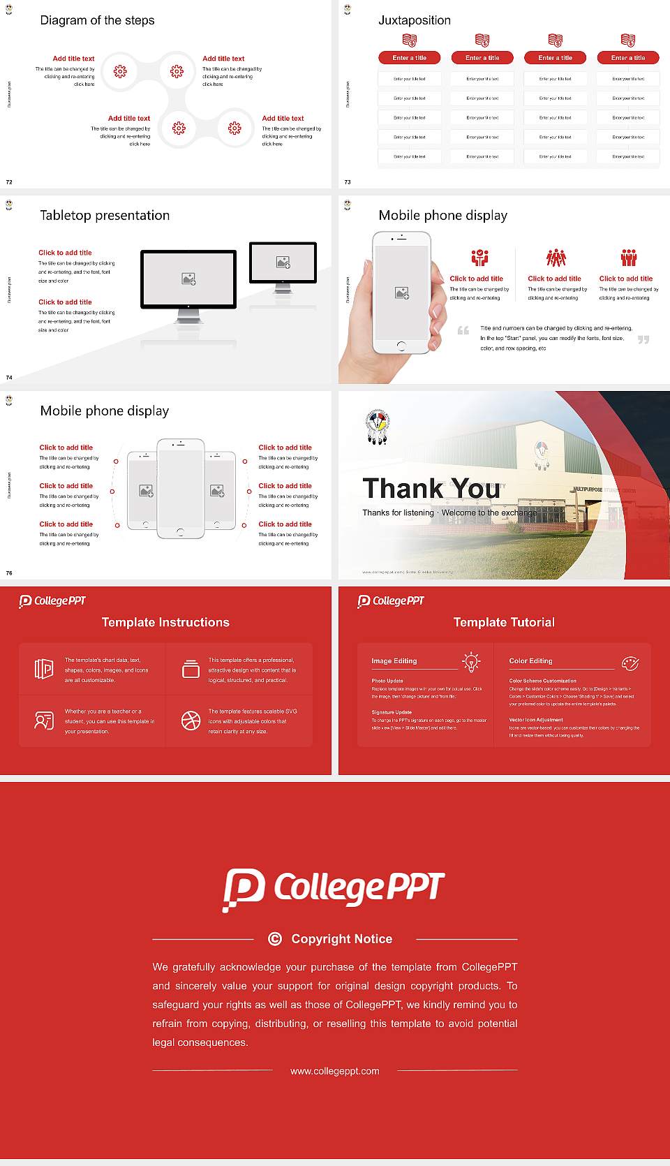 Sinte Gleska University Competition/Entrepreneurship Contest PPT Template16:9 ratio PPT effect preview image9