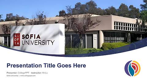Sofia University Course/Courseware Creation PPT Template
