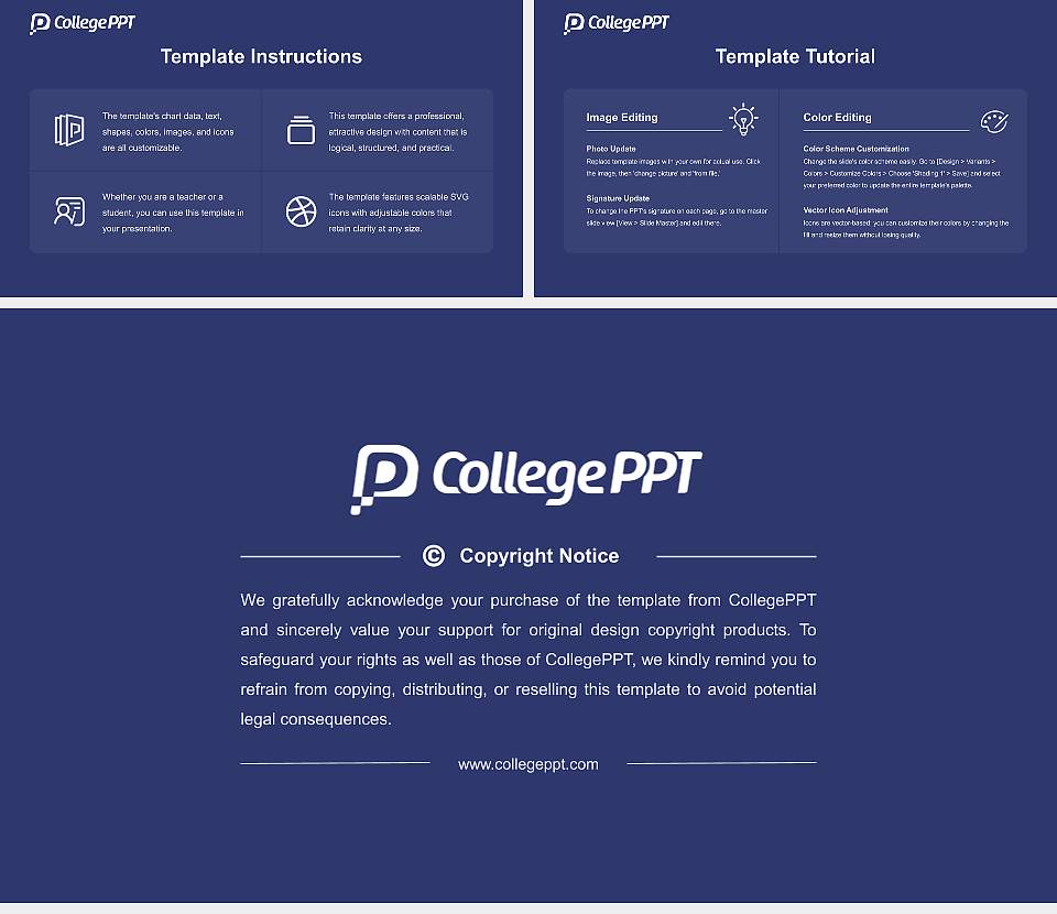 Sofia University Course/Courseware Creation PPT Template16:9 ratio PPT effect preview image5